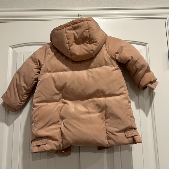 Zara Jackets & Coats Zara Baby Girls Pink Puffer Coat 34 Years